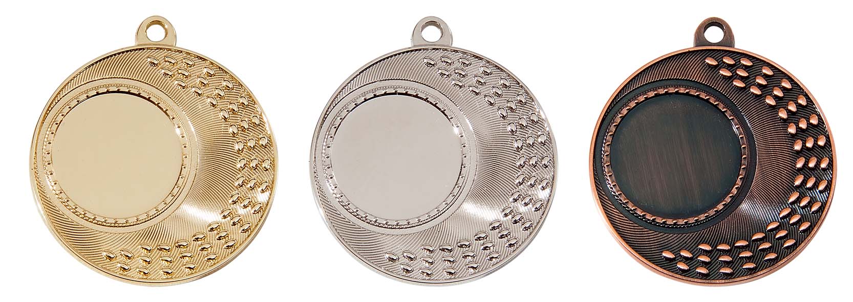 M230 Medaille goud-zilver-brons Ø 50 mm compleet 
